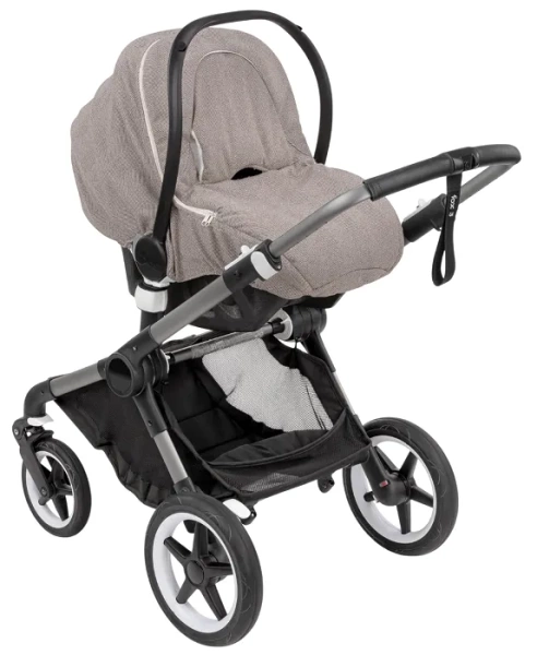 COZYWAY - pokrowiec na fotelik dla niemowlaka | Chocolate