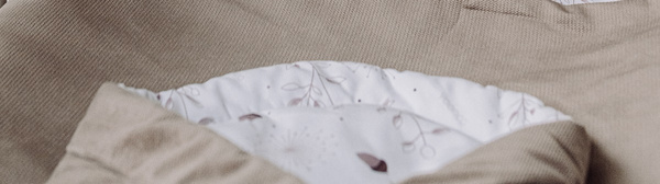 YOONCO - rożek niemowlęcy z kokardą 75x75 cm | Forest