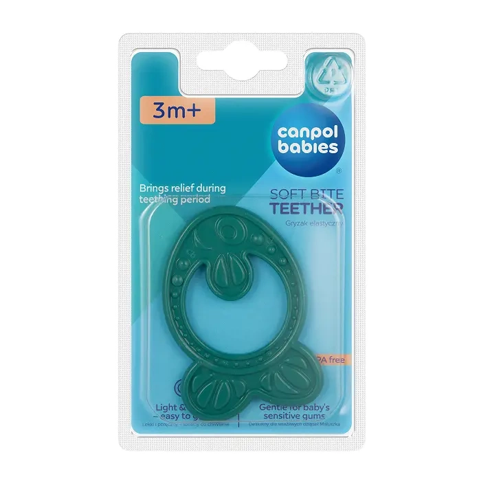CANPOL BABIES - gryzak elastyczny dla niemowląt wyjątkowo lekki | ANIMALS