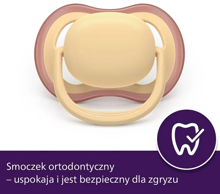 smoczek ortodontyczny oddychający avent ultra air