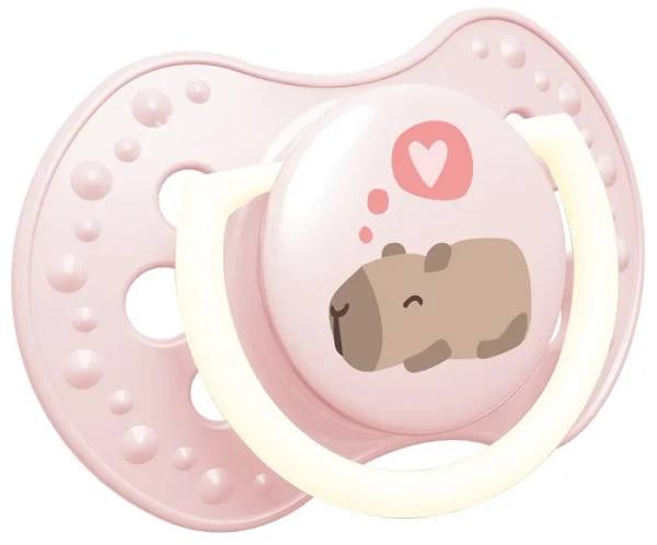 LOVI CapiChill - 2 x smoczek silikonowy dynamiczny 6-18 m | Girl