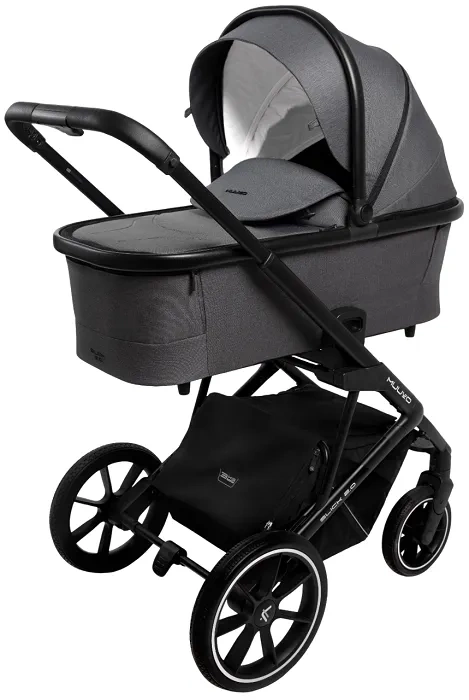 MUUVO Slick 2.0 - wózek wielofunkcyjny, zestaw 2w1 | Iron Graphite (+ ADAPTERY)