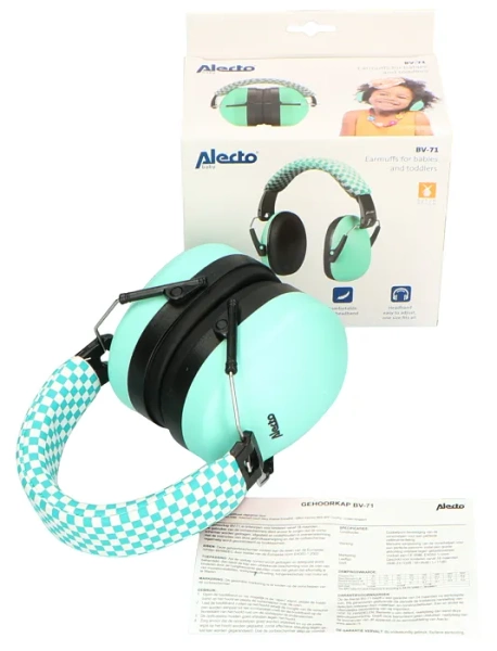 ALECTO BV-71 - słuchawki wygłuszające dla małych dzieci 18 m+ | Zielone