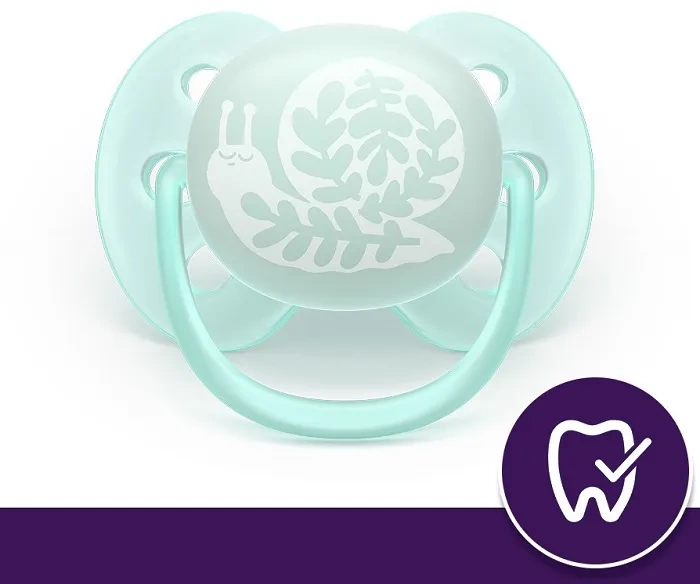 smoczek ortodontyczny oddychający elastyczny avent ultra soft