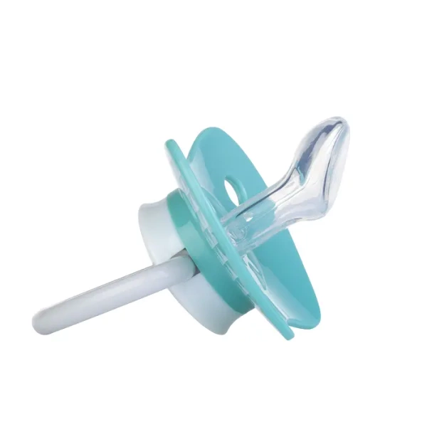 CANPOL BABIES - smoczek uspokajający silikonowy 0-6m anatomiczny LET'S CELEBRATE | niebieski 1szt.