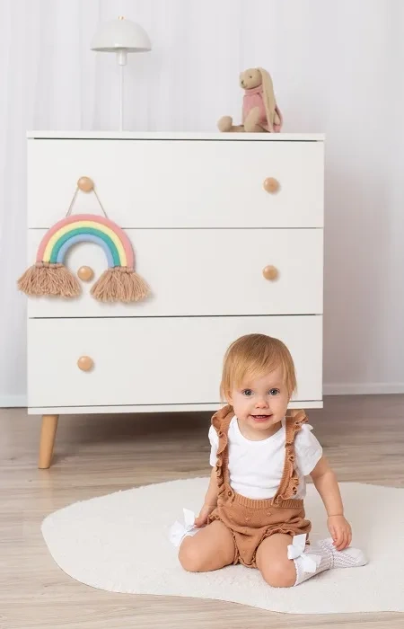 YOONCO - łóżeczko Soni + komoda + przewijak miękki | Kotek