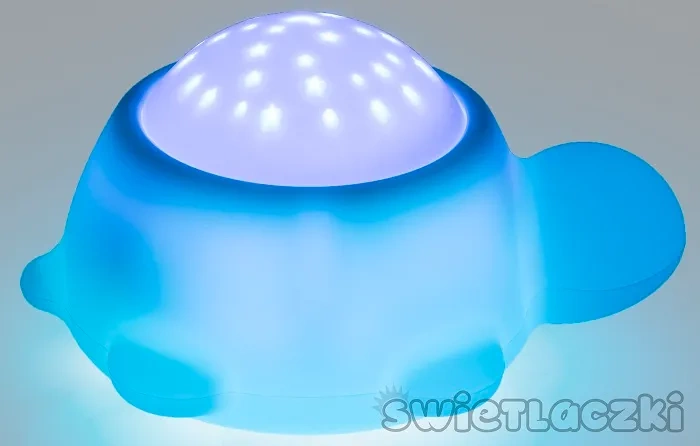 MESMED Świetlaczki - muzyczna lampka z projektorem | Żółwik