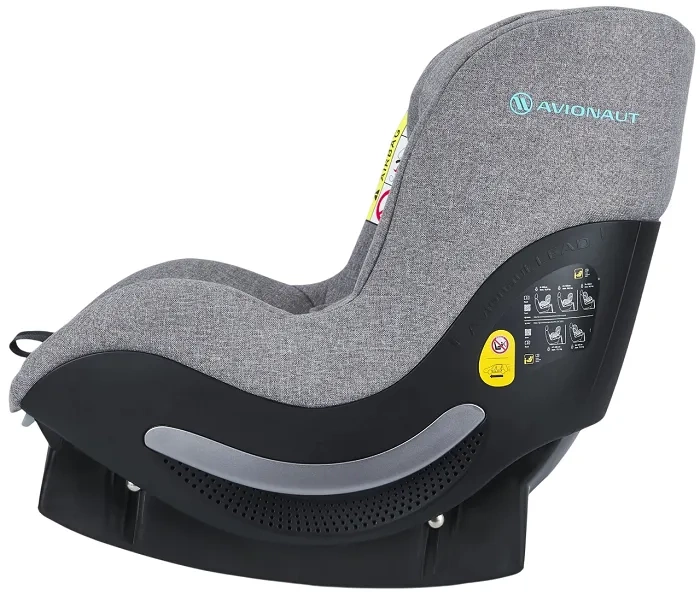 AVIONAUT Aerofix Smart - fotelik samochodowy 0-18,5 kg + obrotowa baza IQ Orbit | Grey