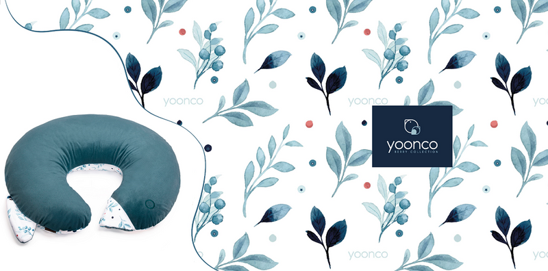 YOONCO - poduszka do karmienia Rogal | Berry