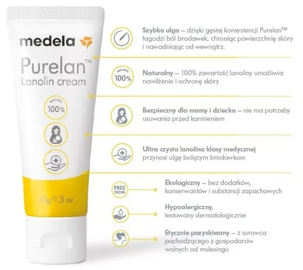 MEDELA - maść lanolinowa PURELAN | 37g