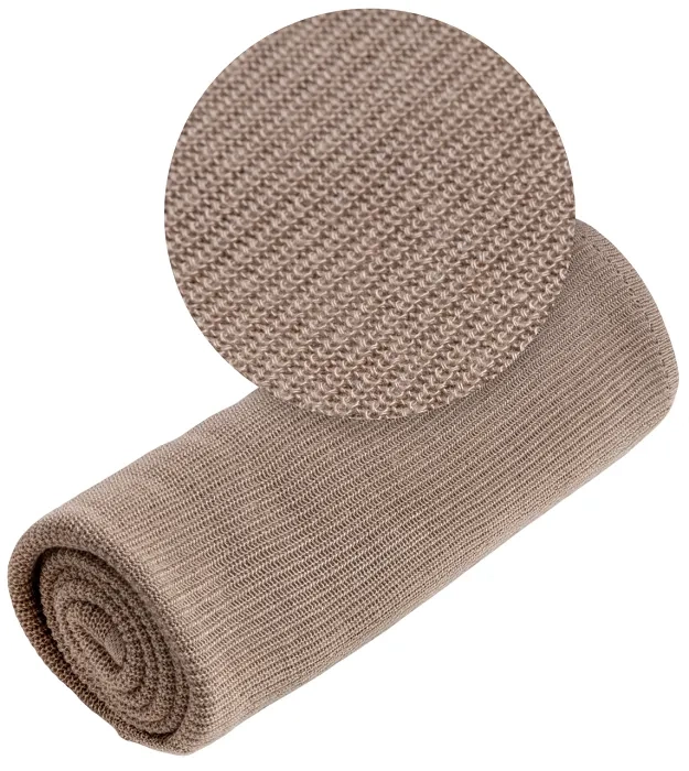 YOONCO Mgiełka - lekki kocyk bambusowy 80x100 cm | Gładki Beżowy