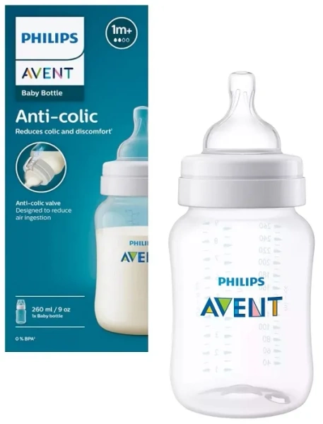 PHILIPS AVENT Anti-colic - butelka antykolkowa 260 ml | 1 m+
