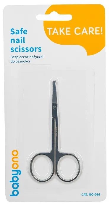 BABYONO - bezpieczne nożyczki dla niemowląt i dzieci