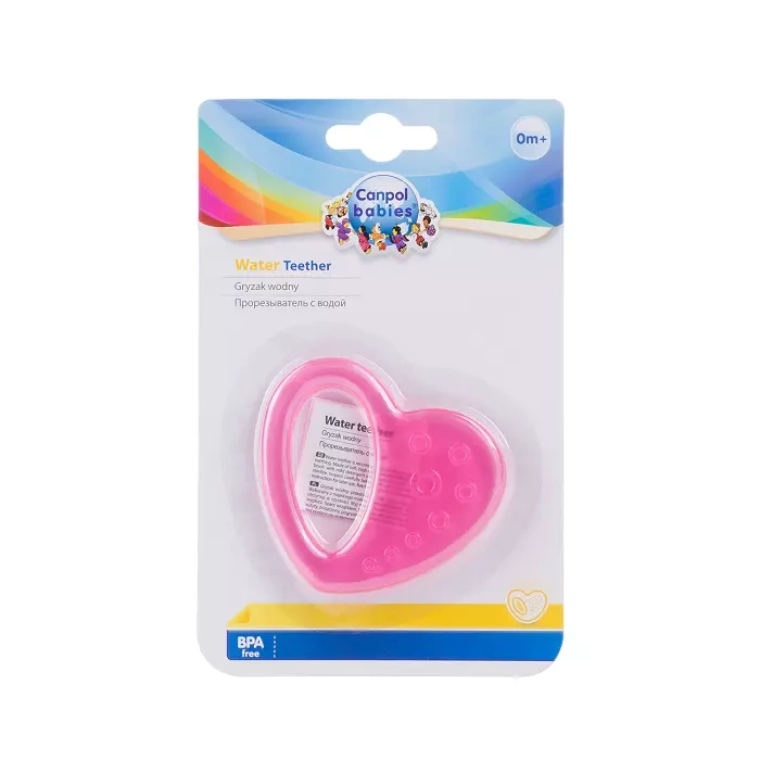 CANPOL BABIES - gryzak wodny dla niemowląt | SERCE
