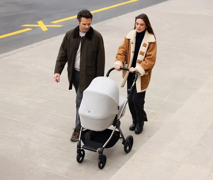 ANEX IQ Premium - wózek wielofunkcyjny, zestaw 3w1 z buggy | Silve