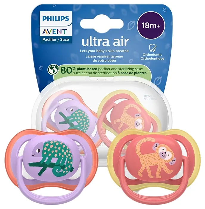 PHILIPS AVENT Ultra Air - smoczek ortodontyczny 2 szt. | 18 m+