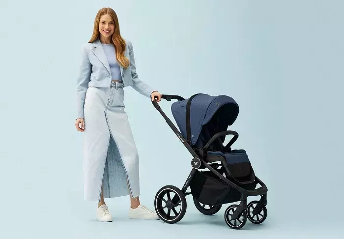 MUUVO Quick 4.0 - wózek wielofunkcyjny, zestaw 2w1 | Azure Blue