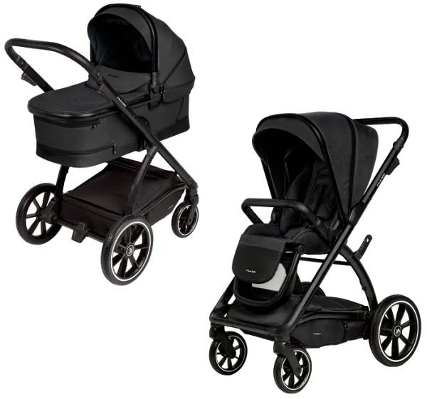 MUUVO Trick - wózek wielofunkcyjny, zestaw 2w1 | Jet Black