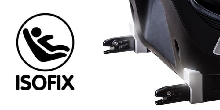 BABYSAFE Westie - obrotowy multimedialny fotelik samochodowy RWF FWF 0-18 kg | Grey-Black