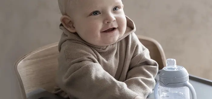 LOVI - pierwszy kubek z ustnikiem 150 ml Blue | 6m+