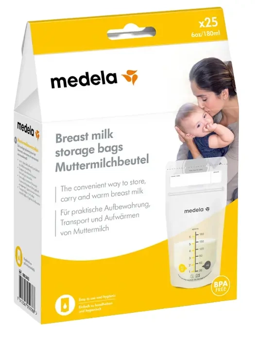 MEDELA - woreczki na mleko matki 180ml | 25szt.