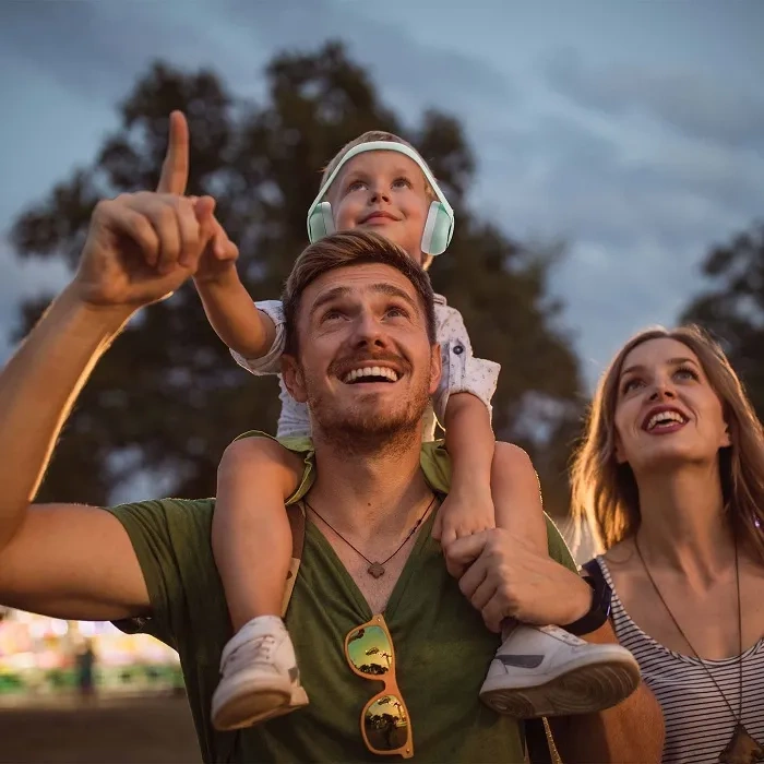 ALECTO BV74 - słuchawki wygłuszające dla niemowląt i małych dzieci 12 m+ | Miętowe