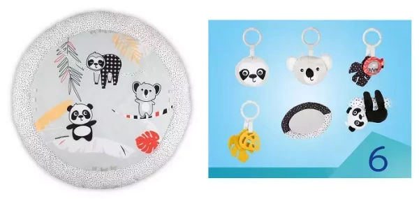 CANPOL BABIES - mata edukacyjna sensoryczna z lusterkiem | BabiesBoo