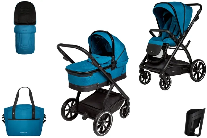 MUUVO Trick - wózek wielofunkcyjny, zestaw 2w1 | Ocean Blue