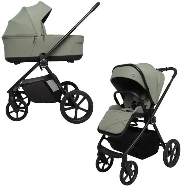 MUUVO One - wózek wielofunkcyjny, zestaw 2w1 | Olive (+ ADAPTERY)