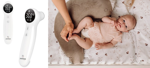 YOONCO Medical - termometr elektroniczny do ucha i czoła | YT 7438