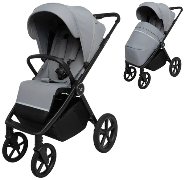 MUUVO Go - wózek spacerowy z akcesoriami | Steel