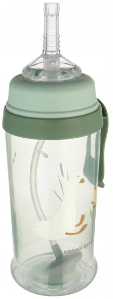 CANPOL BABIES - bidon niekapek z rurką i odważnikiem 350 ml | Goose