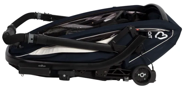 HAMAX Breeze - dwuosobowa przyczepka rowerowa | Navy/Cream