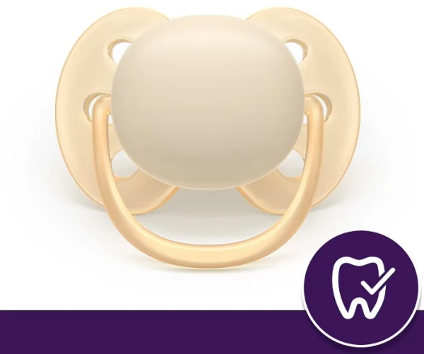 PHILIPS AVENT Ultra Soft - smoczek ortodontyczny 2 szt. | 0-6 m