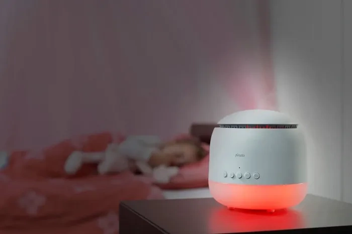 ALECTO BC-23 - nawilżacz powietrza z lampką nocną i funkcją aromaterapii 3w1
