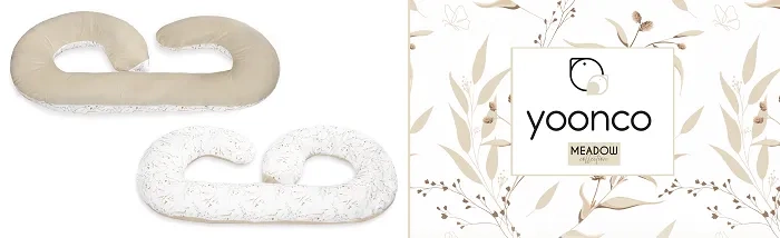 YOONCO - poduszka wielofunkcyjna ciążowa XL | Meadow
