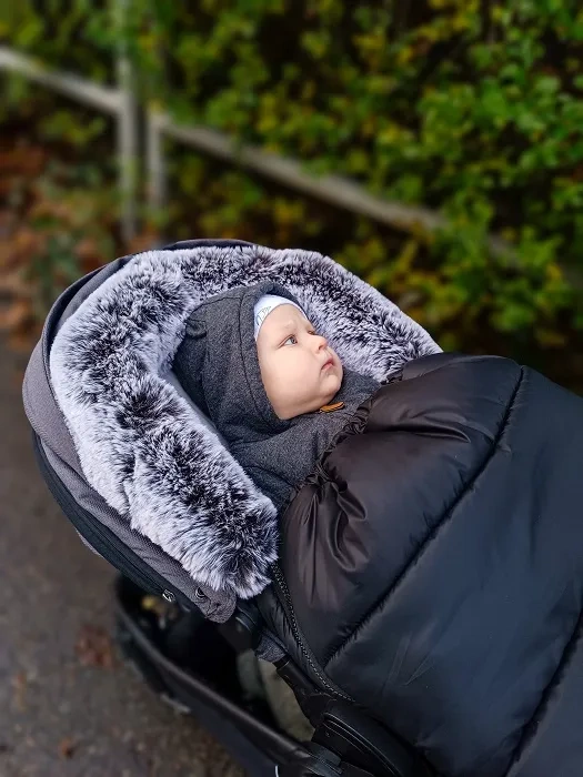 YOONCO - zimowy śpiworek do gondoli, wózka spacerowego i sanek | Dove