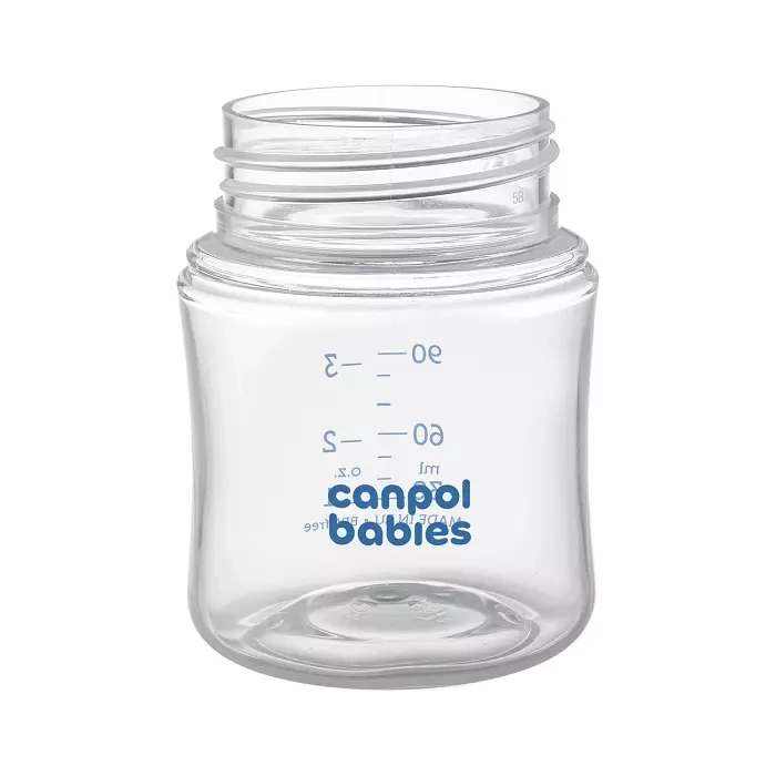 CANPOL BABIES - zestaw butelek do przechowywania pokarmu 3x120ml