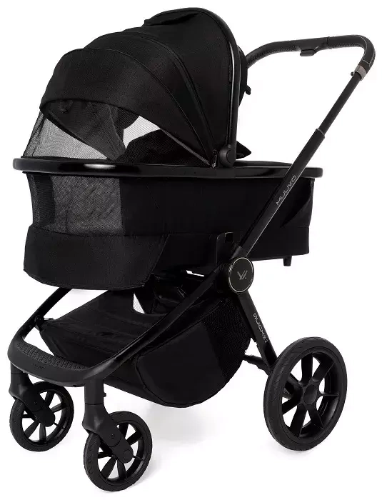MUUVO Quick SE 2 - wózek wielofunkcyjny, zestaw 2w1 | Chromium Black