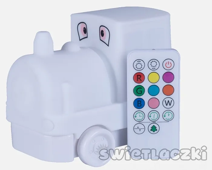 MESMED Świetlaczki - lampka silikonowa z pilotem | Lokomotywa