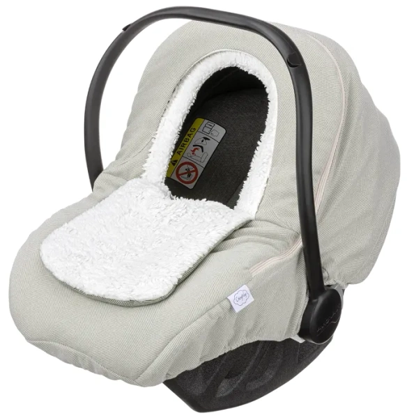 COZYWAY - pokrowiec na fotelik dla niemowlaka | Pistachio
