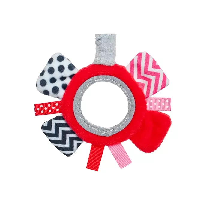 CANPOL BABIES - interaktywna spirala do łóżeczka/ wózka ZIGZAG | czerwona