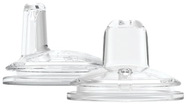 DR BROWN'S - ustnik silikonowy "niekapek" do szerokiej butelki | 2 szt.