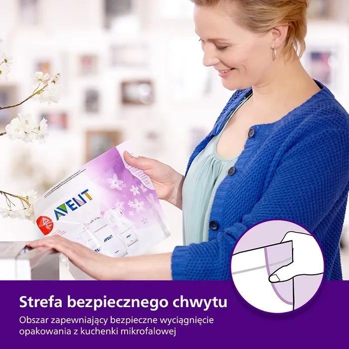 PHILIPS AVENT - woreczki do sterylizacji w kuchence mikrofalowej 5 szt.
