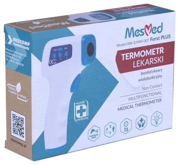 MESMED - bezdotykowy wielofunkcyjny termometr elektroniczny | Forst Plus