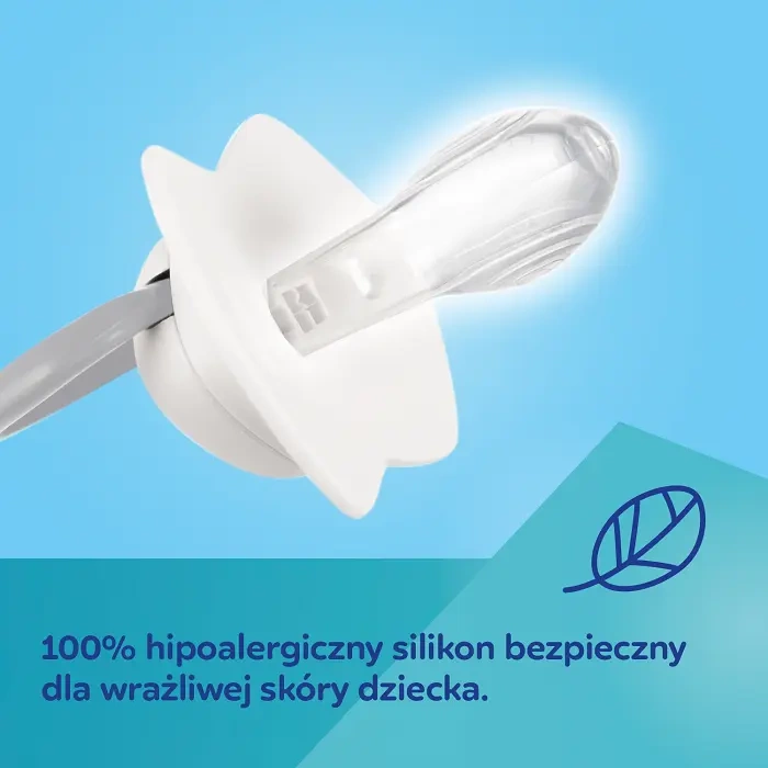 CANPOL BABIES - smoczek silikonowy 6-18m symetryczny świecący w ciemności | SLEEPY KOALA Girl 2szt.