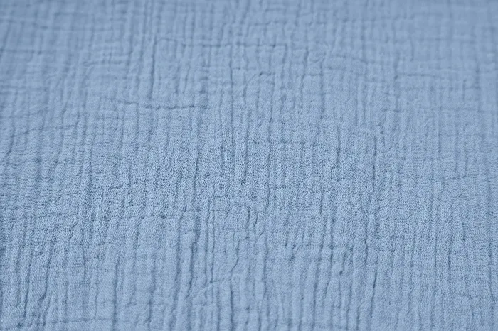 YOONCO - muślinowy komplet: kołderka 80x100 cm + poduszka 22x30 cm | Jeans