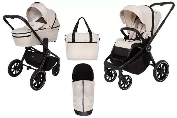 MUUVO Quick 4.0 - wózek wielofunkcyjny, zestaw 2w1 | Desert Sand (+ ADAPTERY)