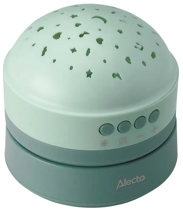 ALECTO BC130 - projektor 2w1 z białym szumem i kołysankami | Miętowy