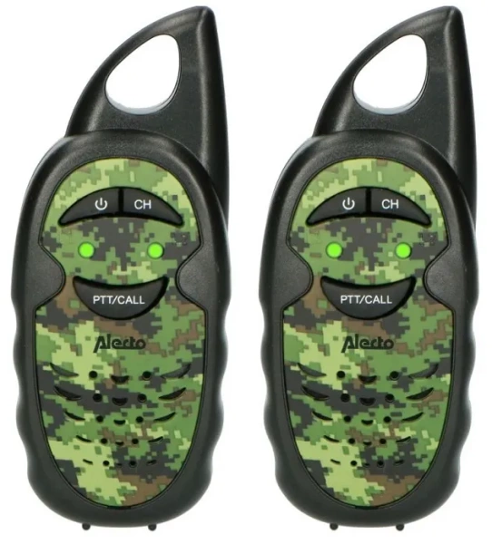 ALECTO FR-05CAMO - zestaw 2 krótkofalówek dla dzieci, zasięg do 3 km | Moro